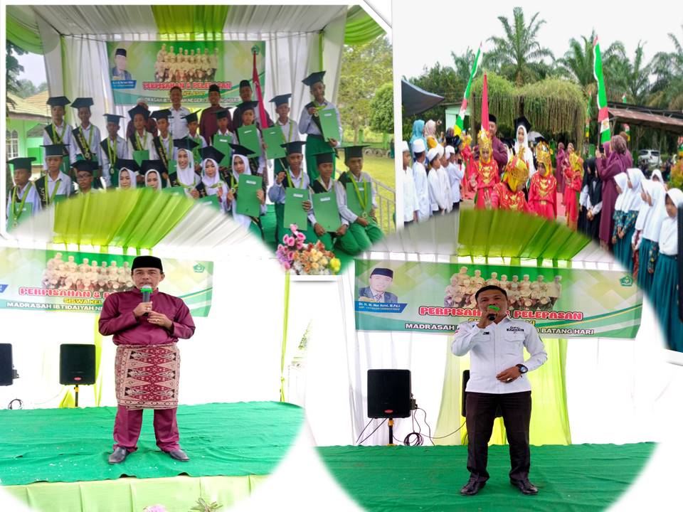 KEPALA DESA SENGKATI BARU BESERTA KOMITE MEWISUDA SEKALIGUS PERPISAHAN SISWA KELAS 6 MIN 3 BATANG HARI  